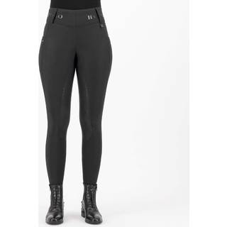 HV Polo Ridebukser, Højtaljet Favourite FullGrip - Sort & Dark Sand - Sort / 36