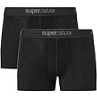 super.natural Tundra 175 Boxer 2 Pack Underbukser Herrer størrelse S farve sort