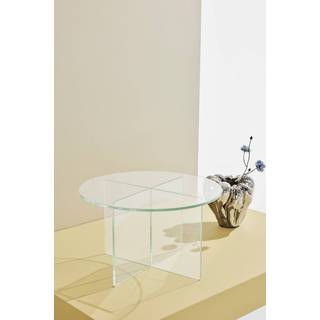 Iris sofabord i glas ⌀ 60 cm - Transparent