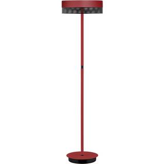 Mesh LED-gulvlampe med dæmper, indisk rød