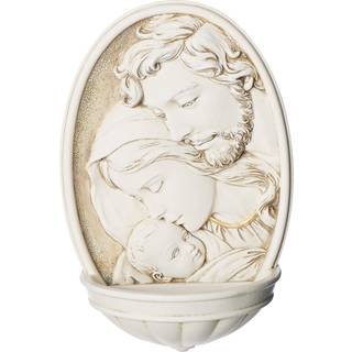 Joseph's Studio af Roman - Holy Family Holy Water Font Renaissance Collection 8 """" H harpiks og sten religi?s gave dekorationssamling holdbar lan