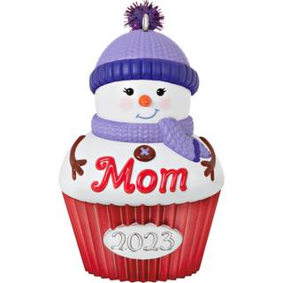 Hallmark keepsake julepynt 2023 mor cupcake familie gaver