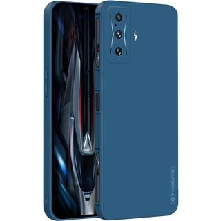 Xiaomi Poco F4 GT Pinwuyo Silikone Bagside Cover - Blå