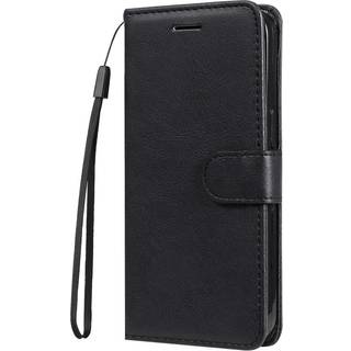 Honor 90 Lite Læder Flip Cover m. Pung og Strop - Sort