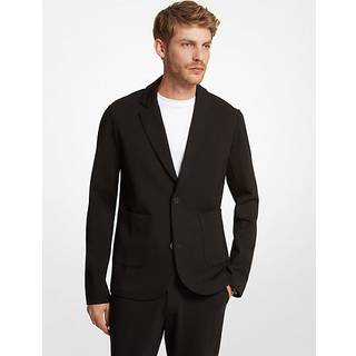 MK Stretch Ponte Blazer - Black - Michael Kors