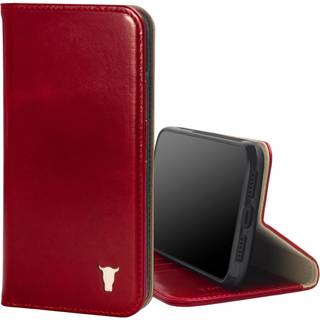 iPhone 11 Leather Case (with Stand function) - Red
