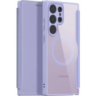 Samsung Galaxy S23 Ultra - Dux Ducis Skin X Pro Magsafe Flip cover - Lilla