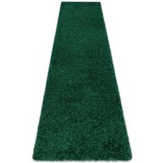 Tæppe, Fortovet SOFFI shaggy 5cm flaske grønt - ind i køkkenet, til gangen, til korridoren 80x250 cm
