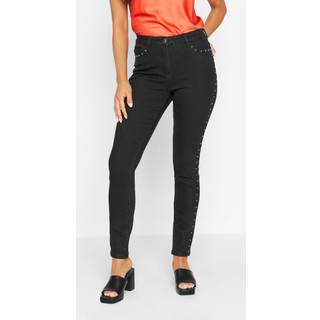 PixieGirl Petite PixieGirl Petite Black Stretch Skinny Studded AVA Jeans