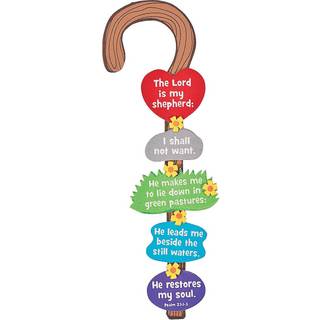 Fun Express Shepherds Personale med vers af Salme 23 h?ndv?rkss?t - G?r 12 - Sunday School og VBS Crafts til b?rn