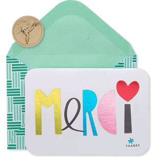 Papyrus tak kort med konvolutter Merci (14-t?lling)