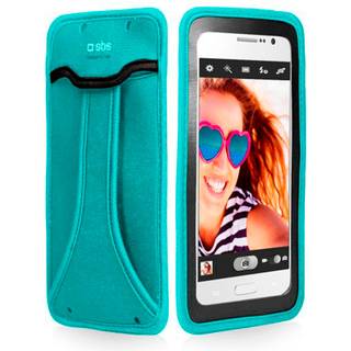 Universal SBS Handy Etui til Mobil - (Maks Mobil: 145 x 75 x 8 mm) - Turkis