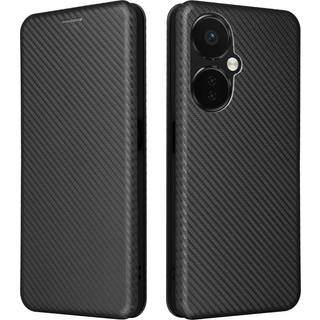 SKALO OnePlus Nord CE 3 Lite 5G Carbon Fiber Pungetui - Sort