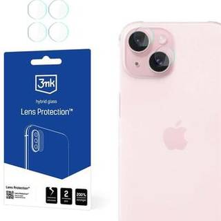 iPhone 15 3MK Hybrid Kamera Linse Hærdet Glas - 4 Stk.