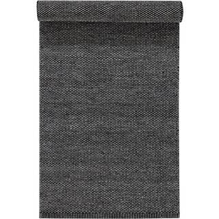 Scandi Living Lea uldtæppe sort 80x240 cm