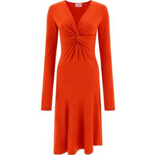 Marant Etoile Lania jersey midi dress - orange - XL