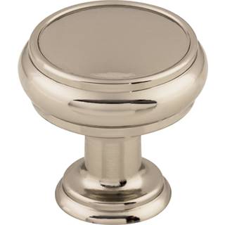 Toppvred TK831PN SERENE COLLECTION 1-3/16 """" Eden Medium Knob Polished Nickel