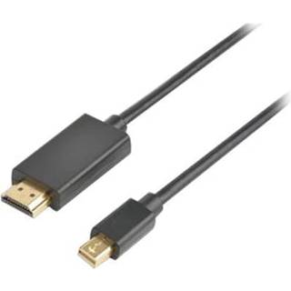 Prokord Hdmi-kabel 3m. Mini Displayport Hdmi Sort