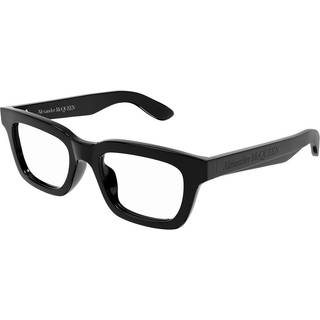 Alexander McQueen AM0392O 001 51 Briller Mænd Black - Black - 51mm