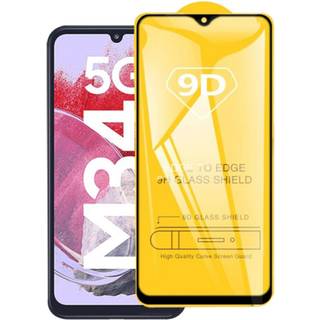 Samsung Galaxy M34 (5G) / F34 (5G) Skærmbeskyttelse i Glas - Full Fit - Sort Kant