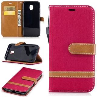 Samsung Galaxy J3 (2017) Trendy læder etui - Red