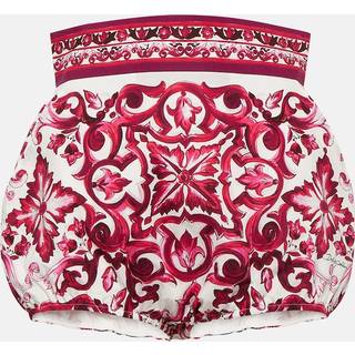 Dolce&Gabbana Majolica cotton shorts - white - M