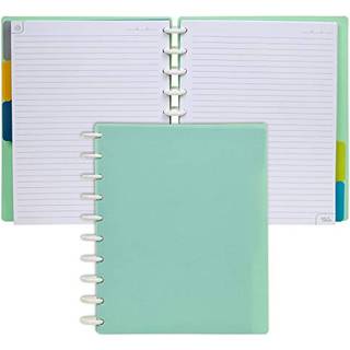 Talia Discbound Notebooks Planner tilpasses (Sage Green mellemstore (7,5in x 9,75in))