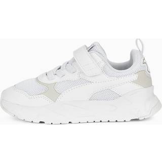 Puma Trinity Sneakers Youth, White, Size 34, Shoes - Silver - 34