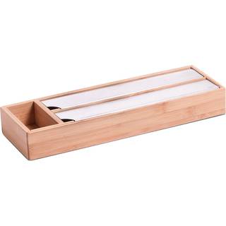 Sølvpapir holder i bambus - Natur - 39,5cm x 13cm x 5,4cm - Erika
