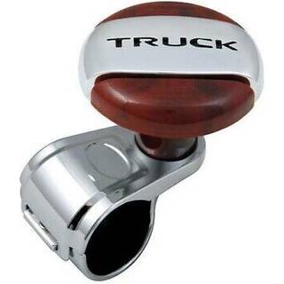 Ratknop Sølv/brun Truck - Max Ø30 mm. - Universal