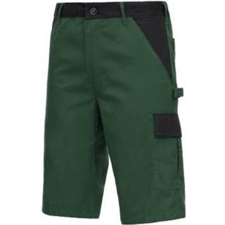 Nitras 7504  MOTION TEX LIGHT grøn sort arbejds short polyester bomuld