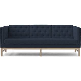 Fredericia Furniture EJ315-3 Sofa - Sæbe Eg/Mørkeblå