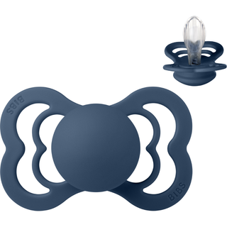 BIBS Supreme Sut - Str. 2 - Silikone - Steel Blue