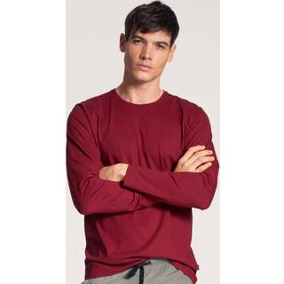 Calida Remix Basic Shirt Long Sleeve - Red - Large