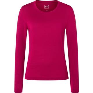 super.natural Women's Arctic230 Long Sleeve Sangria, XL