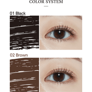 ETUDE Curl Fix Mascara Vandfast mascara til volumen og krøller Skygge Black 8 g - 8 g