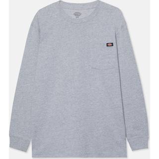 Dickies Men's Pocket Tee Long Sleeve Heather Grey, M