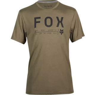 FOX Racing Non Stop S/S Tech Tee Funktionsshirt Herrer størrelse M farve brun