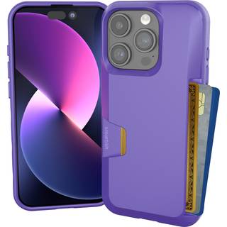 Smartish iPhone 15 Pro Wallet Case - Wallet Slayer Vol. 1 [Slim + Protective] Kreditkortindehaver - Drop Tested Hidden Card Slot Cover kompatibel