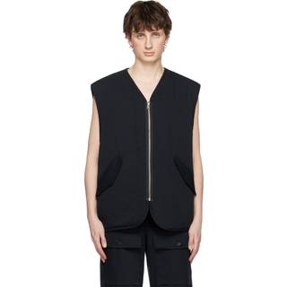 The Frankie Shop Lant reversible vest - blue - M/L