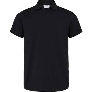 Filippa K Soft Lycra Polo Tee Black