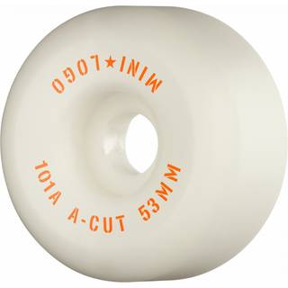 Mini Logo Skateboard Hjul A-cut 53mm 101A White 4-pak