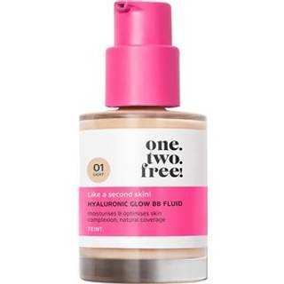 One.two.free! Make-up Ansigtsmakeup Hyaluronic Glow BB Fluid 2 Natural 30 ml (5.467,00 kr / 1 l) - 30 ml