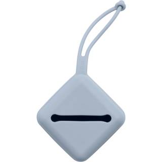 BIBS Accessories Pacifier Case - Silikone - Sutteboks m. Plads til 3 Sutter - Dusty Blue