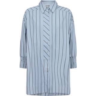 Co Couture IvanaCC Oversize Shirt Pale Blue 35378