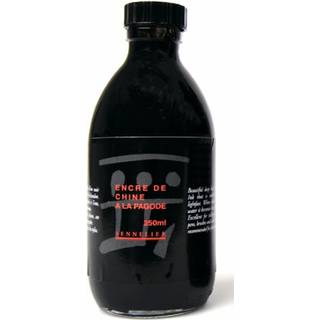 Sennelier Ink A La pagode, sort tusch/blæk 250 ml