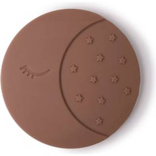 Mushie - Silicone Moon Teether Bidering - Cloudy Mauve