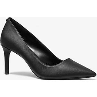 MK Alina Flex Faux Saffiano Leather Pump - Black - Michael Kors - EU 40