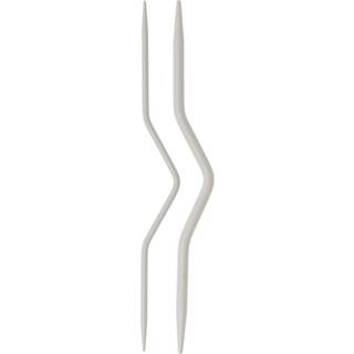 Zopfmusternadeln Aluminium 2 Stück