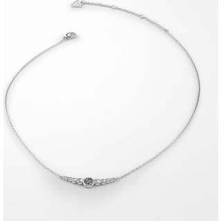 Guess Women’s Perfect Illusion Rhodium-Plated 4G Crystal Necklace UBN03370RH